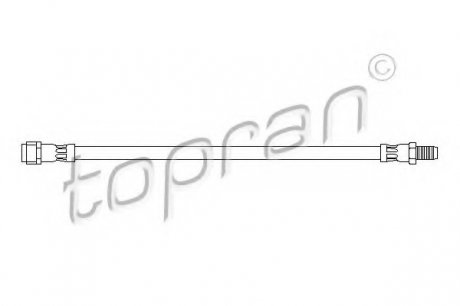 Гальмівний шланг TOPRAN TOPRAN / HANS PRIES 400426