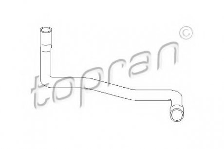 Шланг радиатора TOPRAN TOPRAN / HANS PRIES 401964