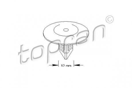 Пружинный зажим TOPRAN TOPRAN / HANS PRIES 700580 (фото 1)
