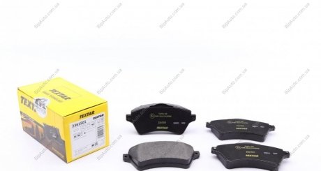 Комплект тормозных колодок, дисковый тормоз TEXTAR 2361501 (фото 1)