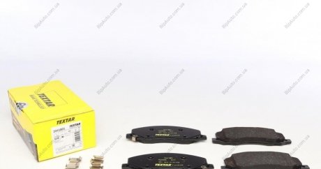 Комплект тормозных колодок, дисковый тормоз TEXTAR 2441801 (фото 1)