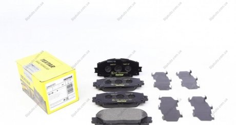 Комплект тормозных колодок, дисковый тормоз TEXTAR 2445101 (фото 1)