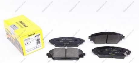 Комплект тормозных колодок, дисковый тормоз TEXTAR 2587501 (фото 1)