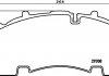 Комплект тормозных колодок, дисковый тормоз TEXTAR 2930801 (фото 1)