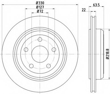Гальмівний диск (TMD) TEXTAR 92273403 (фото 1)