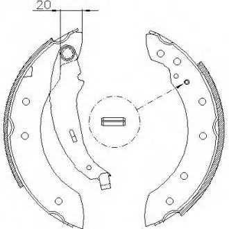 Комплект тормозных колодок Z4199.01 WOKING Z419901