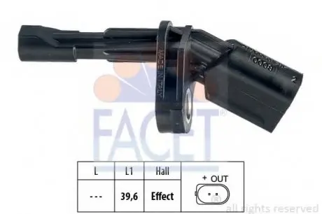 Датчик швидкості 21.0008 FACET 210008