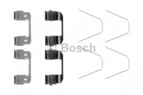 Комплектующие, колодки дискового тормоза BOSCH 1987474466