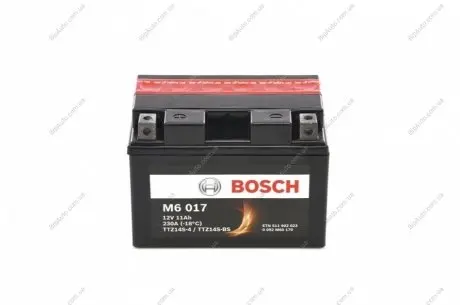 Мотоциклетна акумуляторна батарея AGM 12V 11 А*ч 230А BOSCH 0092M60170 (фото 1)