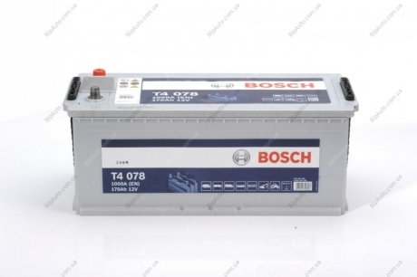 Стартерная аккумуляторная батарея, Стартерная аккумуляторная батарея BOSCH 0092T40780 (фото 1)