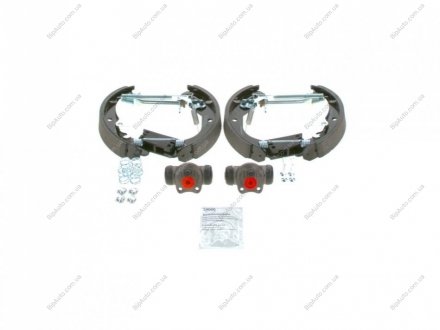Гальмівні колодки задні (бараб.) Opel Corsa B/Astra F/Tigra BOSCH 0204114581