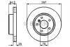 Тормозной диск BOSCH 0986478483
