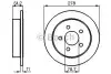 Тормозной диск BOSCH 0986478487