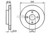 Гальмівний диск BOSCH 0986478787