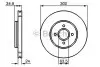 Гальмівний диск BOSCH 0986479048