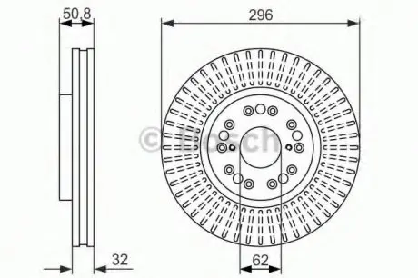 Тормозной диск BOSCH 0986479485