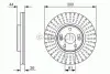 Гальмівний диск BOSCH 0986479668