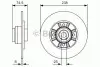 Тормозной диск BOSCH 0986479760