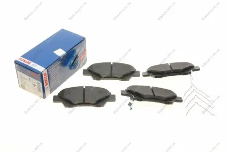 Комплект тормозных колодок, дисковый тормоз BOSCH 0986494562