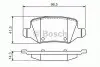 Комплект тормозных колодок, дисковый тормоз BOSCH 0986494569 (фото 1)