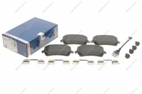 Комплект гальмівних колодок, дискове гальмо BOSCH 0986494583