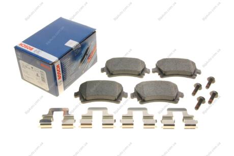 Комплект тормозных колодок, дисковый тормоз BOSCH 0986494595