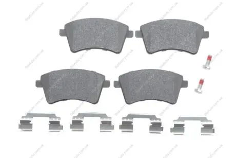 Комплект гальмівних колодок, дискове гальмо BOSCH 0986494612