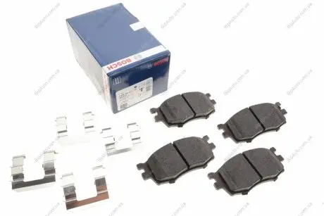 Комплект гальмівних колодок, дискове гальмо BOSCH 0986494617