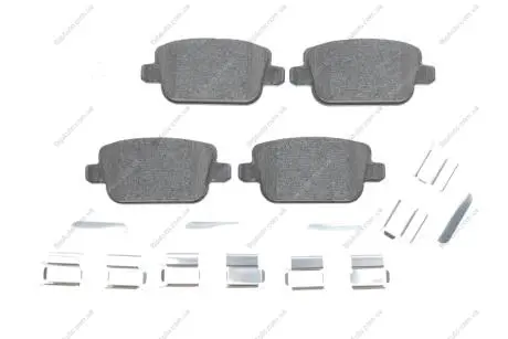 Комплект гальмівних колодок, дискове гальмо BOSCH 0986494639