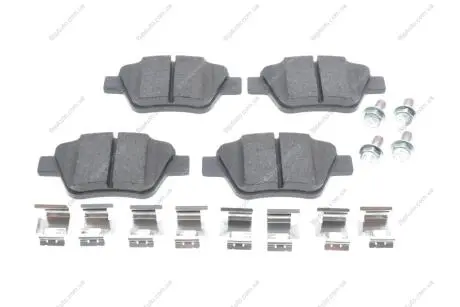 Комплект гальмівних колодок, дискове гальмо BOSCH 0986494643