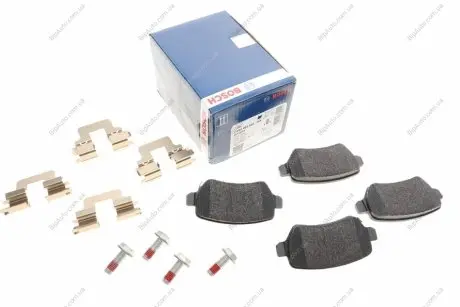 Комплект тормозных колодок, дисковый тормоз BOSCH 0986494654