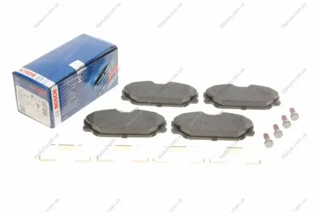 Комплект тормозных колодок, дисковый тормоз BOSCH 0986494656