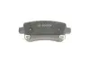 Комплект тормозных колодок, дисковый тормоз BOSCH 0986494668 (фото 3)