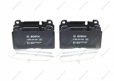 Тормозные колодки AUDI Q5 "12>> "R BOSCH 0986494694