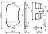 Тормозные колодки, дисковые. BOSCH 0 986 494 731 0986494731