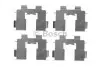 Комплектующие, колодки дискового тормоза BOSCH 1987474452 (фото 1)