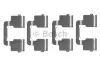 Комплектуючі, колодки дискового гальма BOSCH 1987474458 (фото 1)