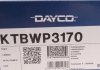 Комплект ГРМ + помпа Fiat Doblo 1.9D/JTD 01- (190x24) DAYCO KTBWP3170 (фото 21)