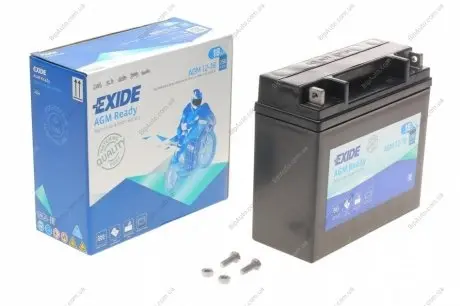 Стартерная аккумуляторная батарея, Стартерная аккумуляторная батарея EXIDE AGM1218