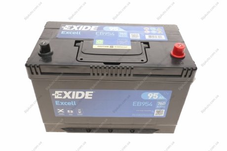 Стартерная аккумуляторная батарея, Стартерная аккумуляторная батарея EXIDE EB954