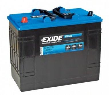 Стартерная аккумуляторная батарея EXIDE ER650 (фото 1)