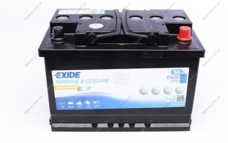 Стартерная аккумуляторная батарея EXIDE ES650 (фото 1)