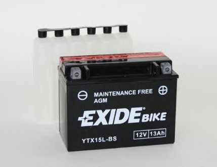 Аккумулятор ETX15L-BS EXIDE ETX15LBS (фото 1)