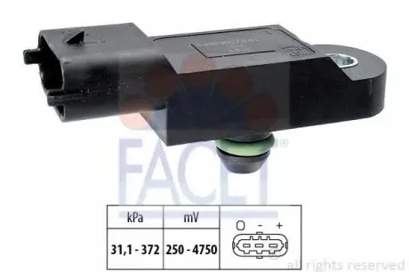 Датчик абсолютного давления - MAP Sensor 10.3177 FACET 103177