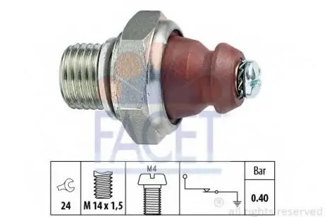 Датчик давления масла FACET 70074