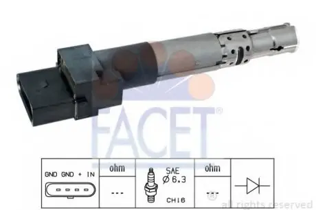 Катушка зажигания FACET 96334