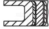 Комплект кілець на поршень MAHLE MAHLE / KNECHT 03186N0 (фото 3)