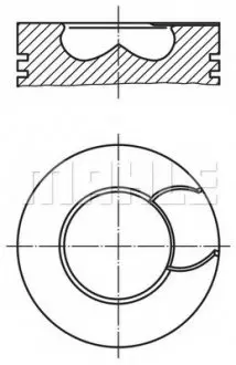 Поршень MAHLE MAHLE / KNECHT 2137000