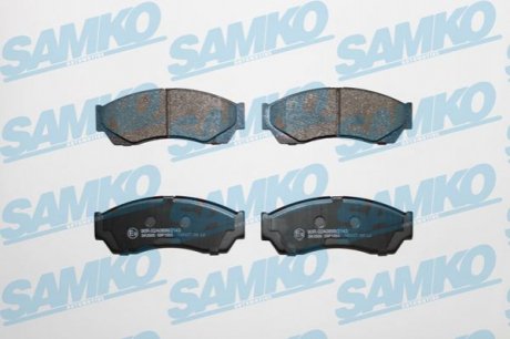 Комплект передних тормозных колодок SAMKO 5SP1553 (фото 1)