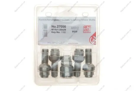 Болт для крепления колеса FEBI BILSTEIN 27056